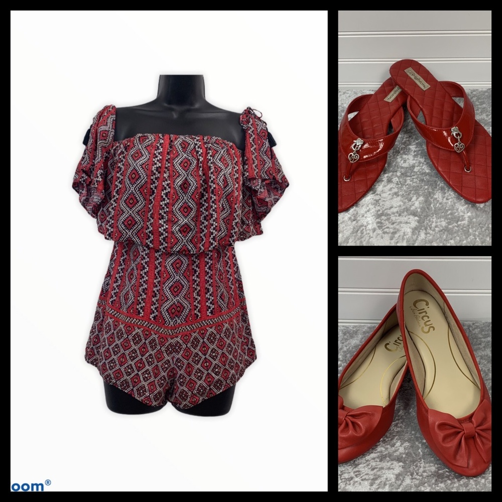ale by alessandra Gerarda Romper Aztec Shorts XS
